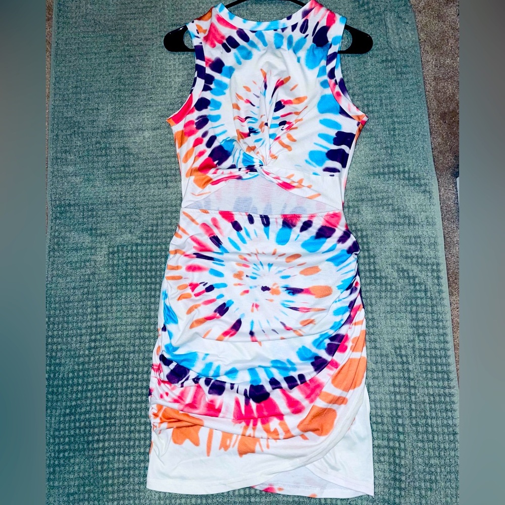 Tie dye summer dress